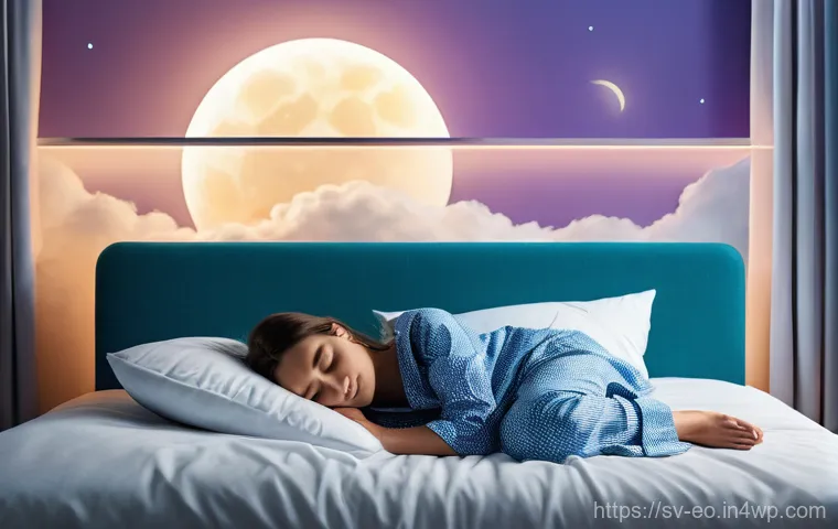 낮잠과 불면증 해결의 관계 - **Prompt:** A cozy and serene bedroom environment optimized for a perfect nap. The curtains are draw...