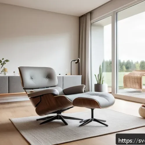 Home 30 효과적인 낮잠 기술과 팁 - A serene early afternoon setting in a modern Scandinavian-style living room, featuring a young adult...